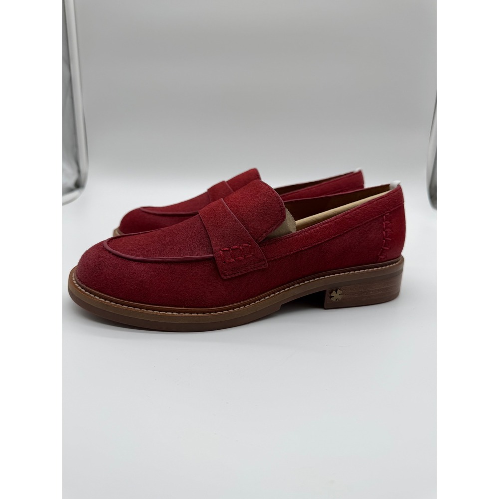 Lucky Brand Salima 2 Red Haircalf Penny Loafers Bossa Nova  9M